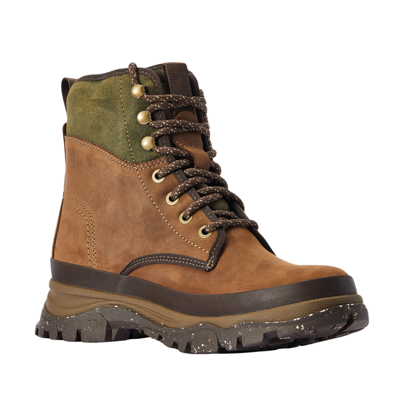 Ariat Moresby Waterproof Boot in Oily Distressed Brown and Olive-5